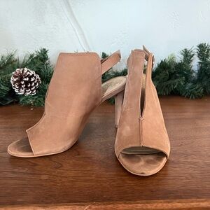 Vince Camuto Catina suede camel high heeled Sandals